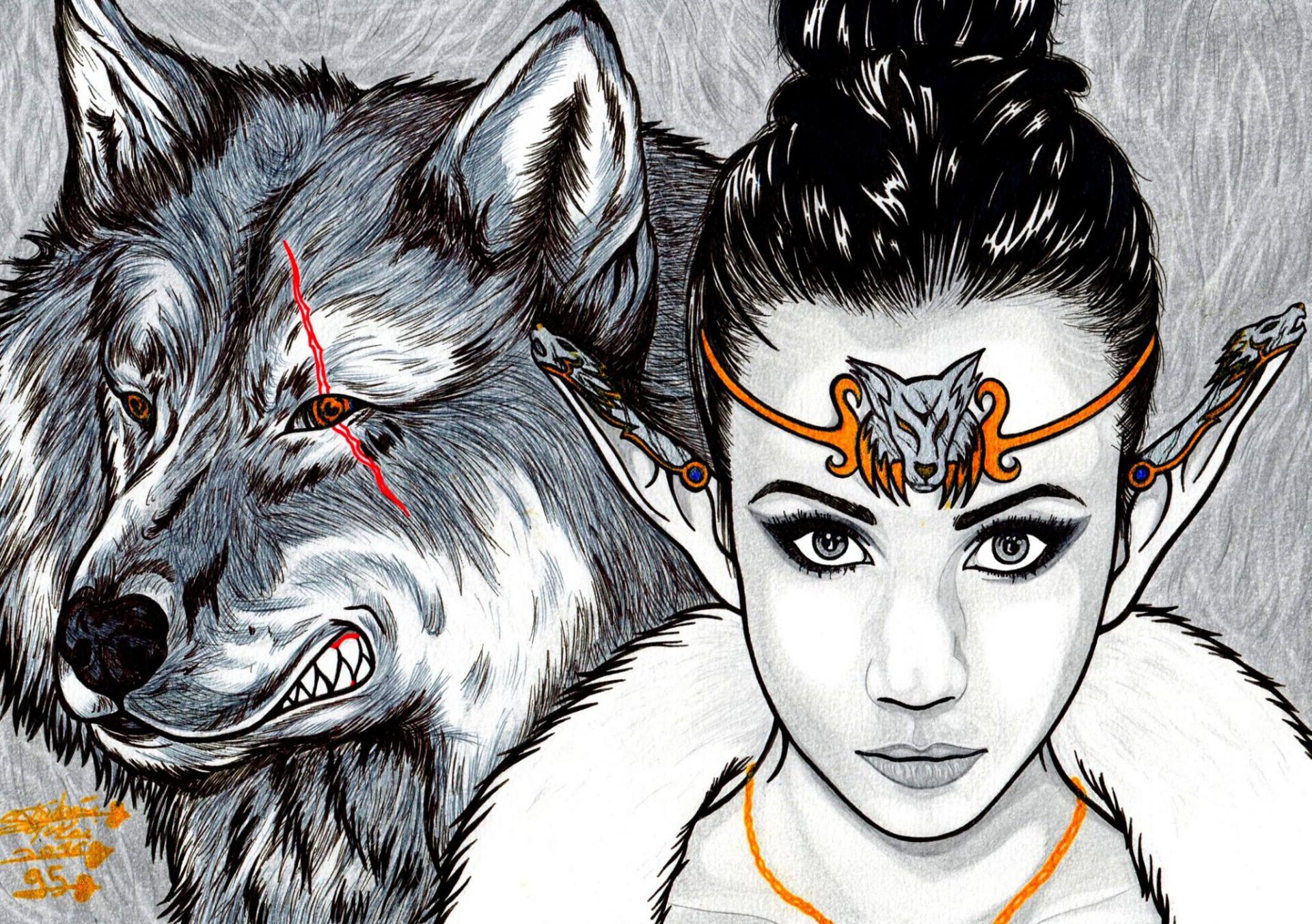 Marina Princesse Elfe des Loups