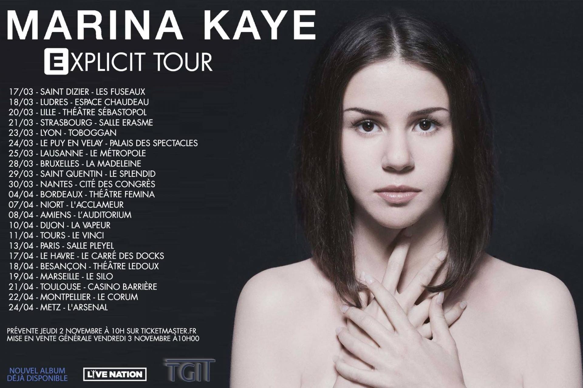 EXPLICIT TOUR Dates